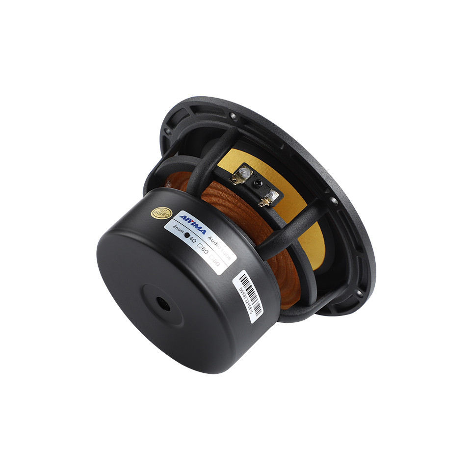 AIYIMA 1Pcs 5.25 Inch Full Range Sound Speaker 4 8 Ohm 50W Aluminum Cone Bullet Speaker Bookshelf Hi