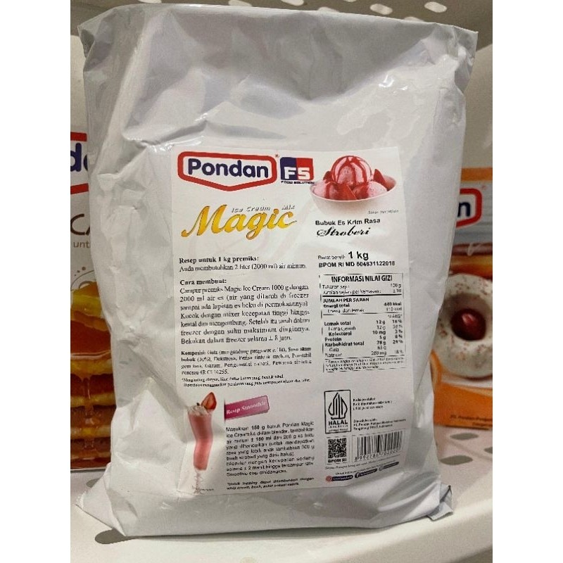 

Pondan Hard Ice Cream Instan 1kg