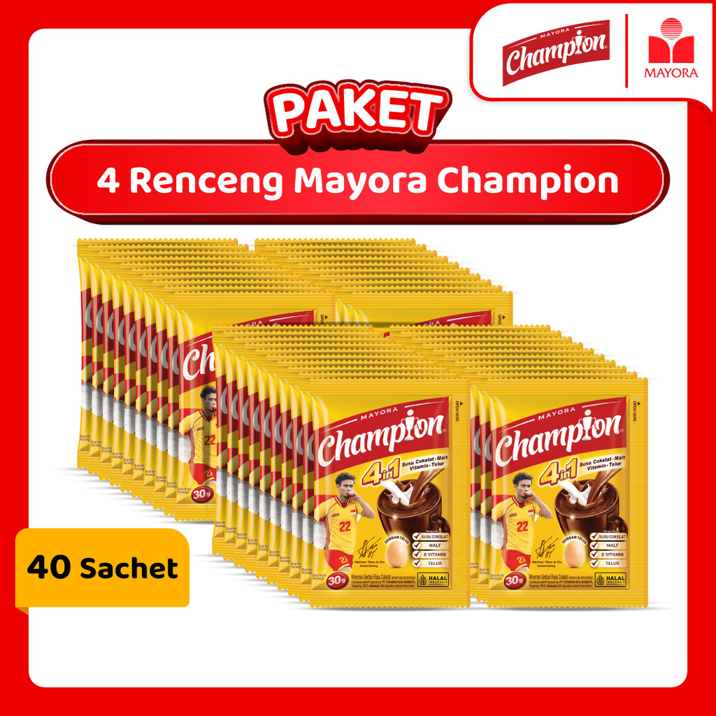 

Paket 4 Renceng Mayora Champion