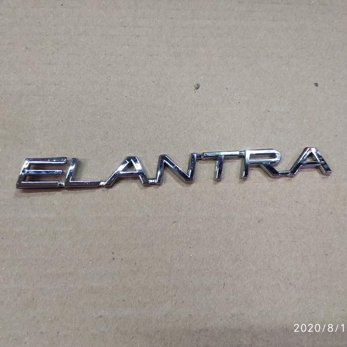 emblem tulisan ELANTRA untuk hyundai PART BARU
