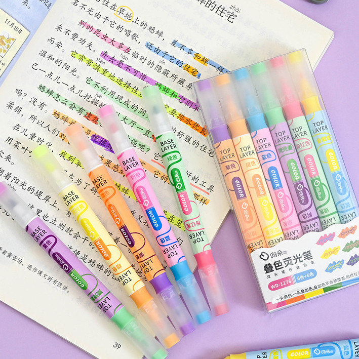 

STABILO DAN SPIDOL 2IN1 DENGAN 12 WARNA YANG INDAH DAN CANTIK UNTUK MENG-HIGHLIGHT TULISAN PENTING