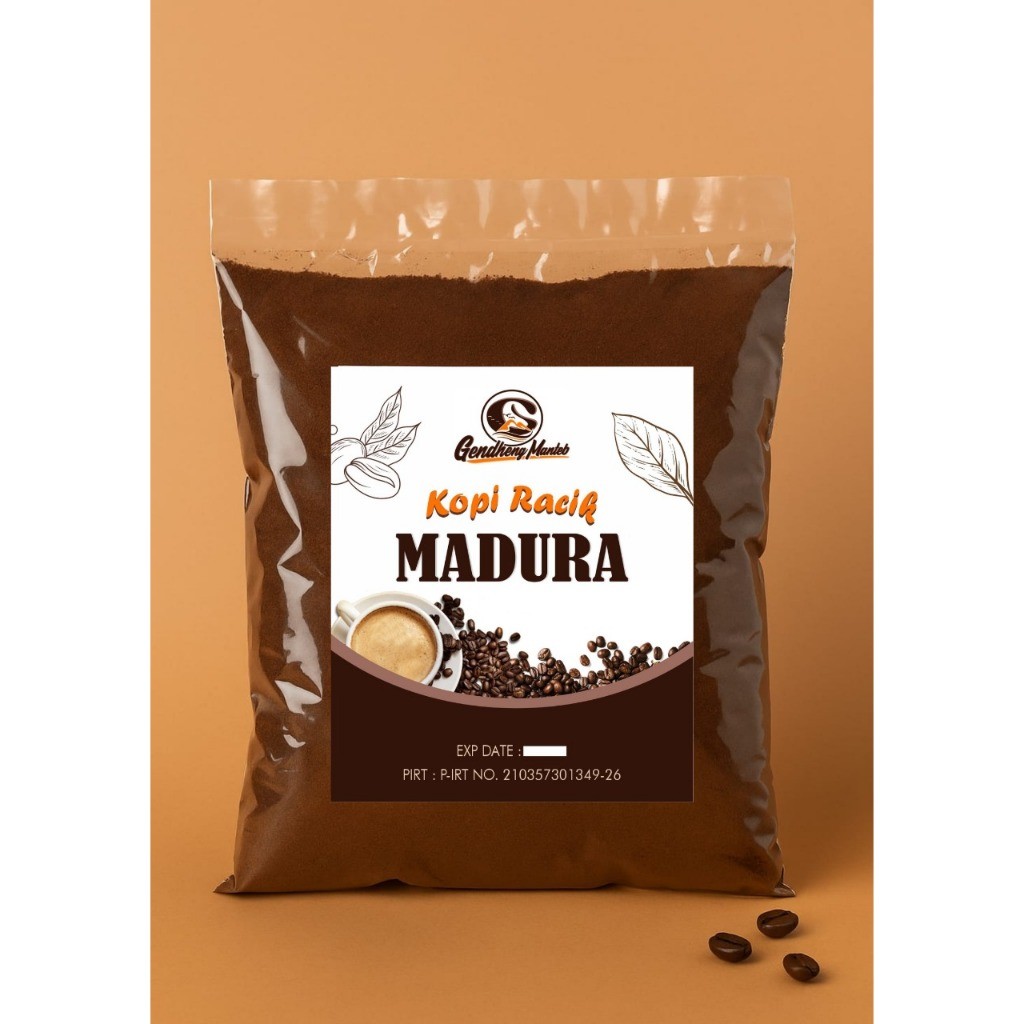 

Kopi Racik Madura Racikan Tradisional Madura Gendheng Manteb - Kopi Lokal Premium, Rasa Mantap & Aroma Wangi