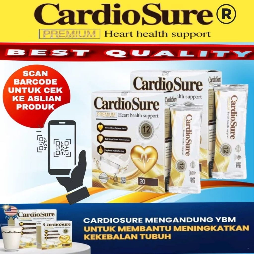 

CARDIOSURE ATASI HIPERTENSI KOLESTROL STROKE ASAM URAT