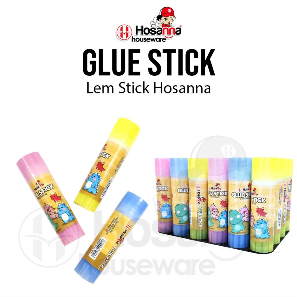 

♚Glue Stick Hosanna 23 Gr / Lem Kertas Batang Anti Tumpah♚