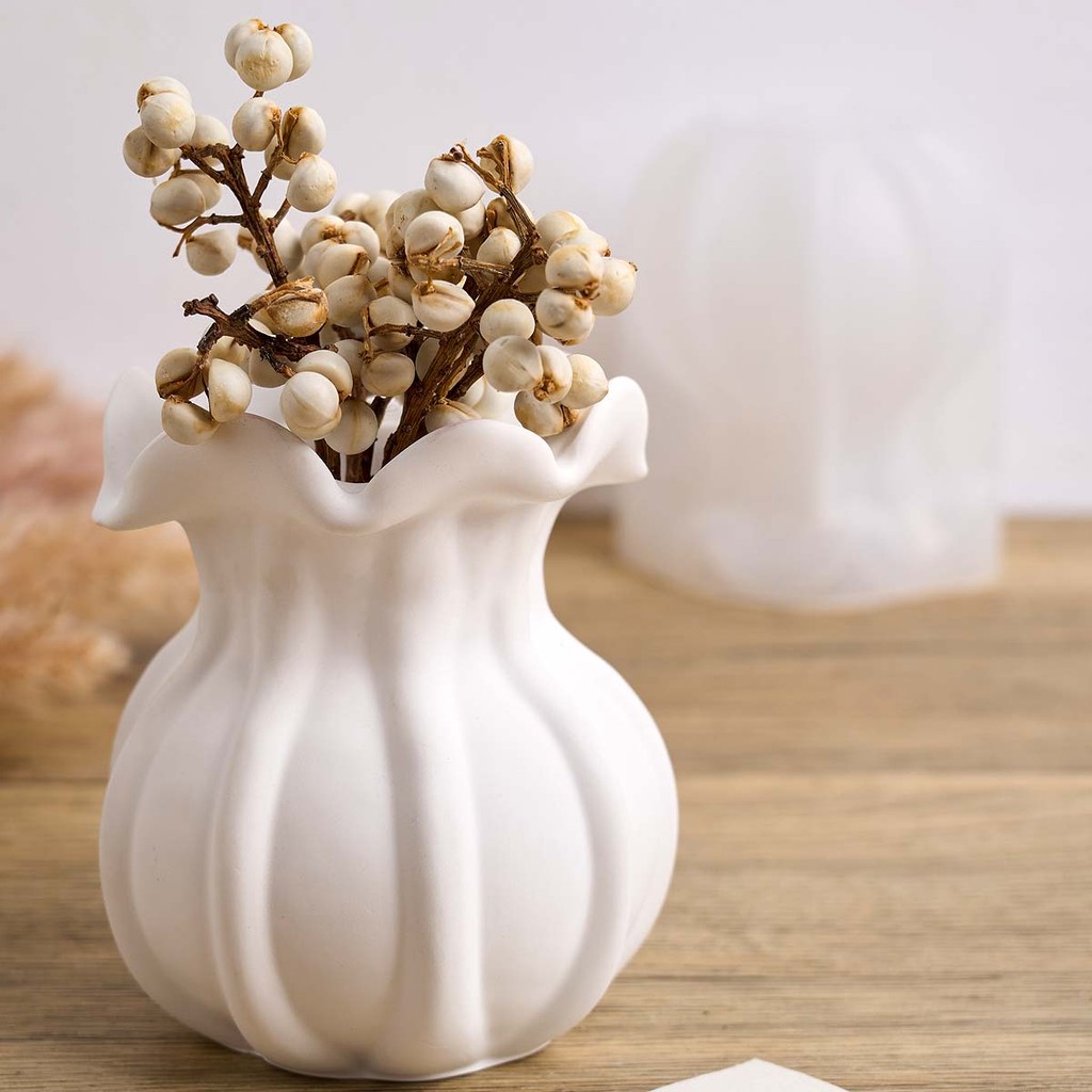 

Flower Shape Vase Silicone Mold DIY Hydroponic Test Tube Flowerpot Casting Molds Plaster Resin Candlestick Craft Making Supplies