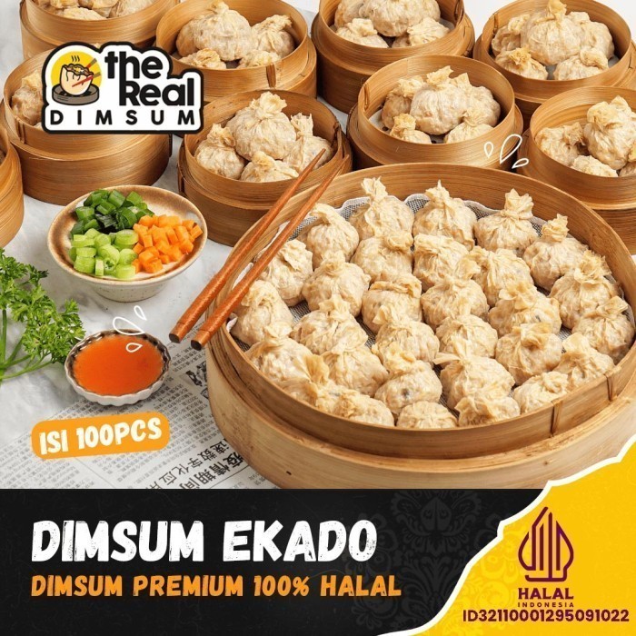 

Dimsum Halal Isi 100 ( Ekado ) Frozen