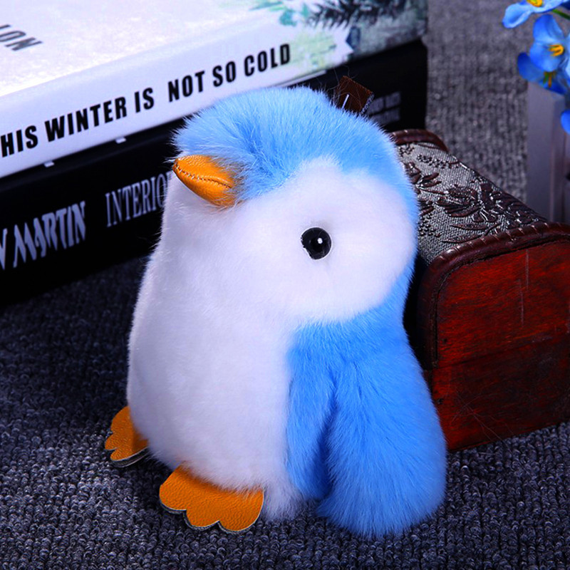 

Ball Kawaii Colorful Plush Soft Pendant Shaped Toy Metal Buckle for mobile phone Children Birthday Gift CarPendant penguin toy