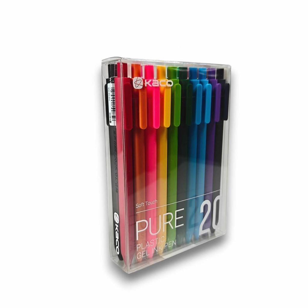 

LEONAARSM Kaco PURE Candy Gel Pen Pena Pulpen Bolpoin 0.5mm 20 PCS - K1015 (Colorful Ink)