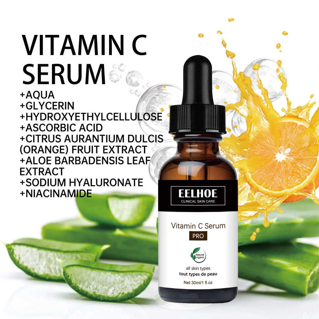 

EELHOE Serum Vitamin C Esensi Menghilangkan Garis Halus Mengencangkan Mengembalikan Kehidupan Melembapkan