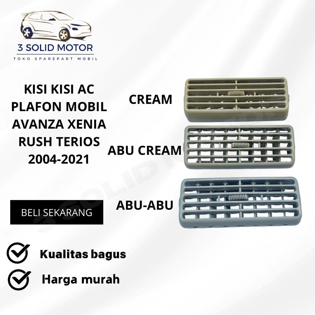 KISI KISI AC PLAFON MOBIL AVANZA XENIA RUSH TERIOS 2004-2021 ORIGINAL