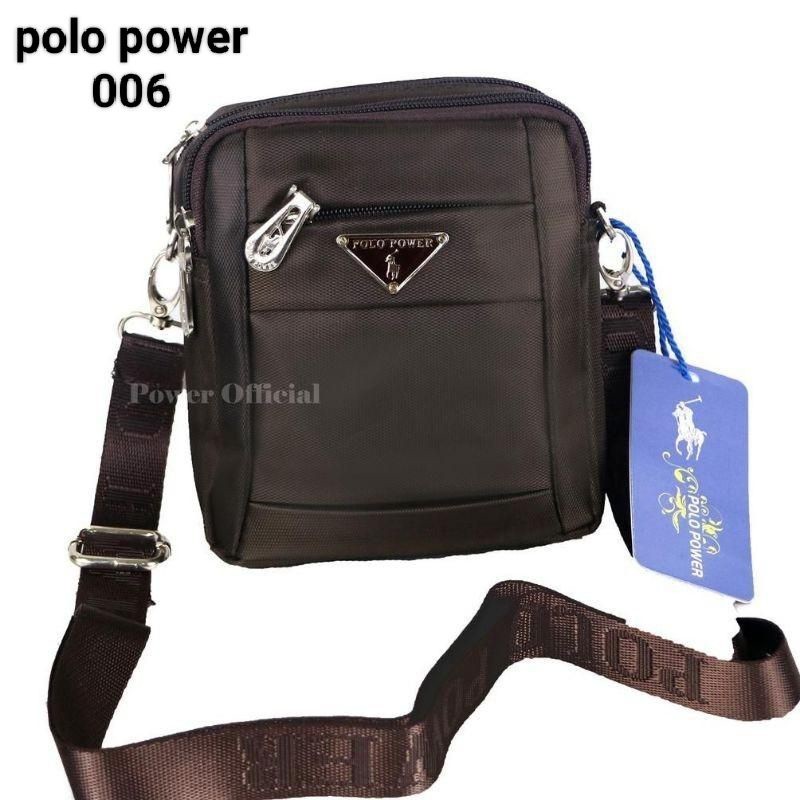 Tas Selempang Pria Wanita Sling Bag Import - Original - Polo Power