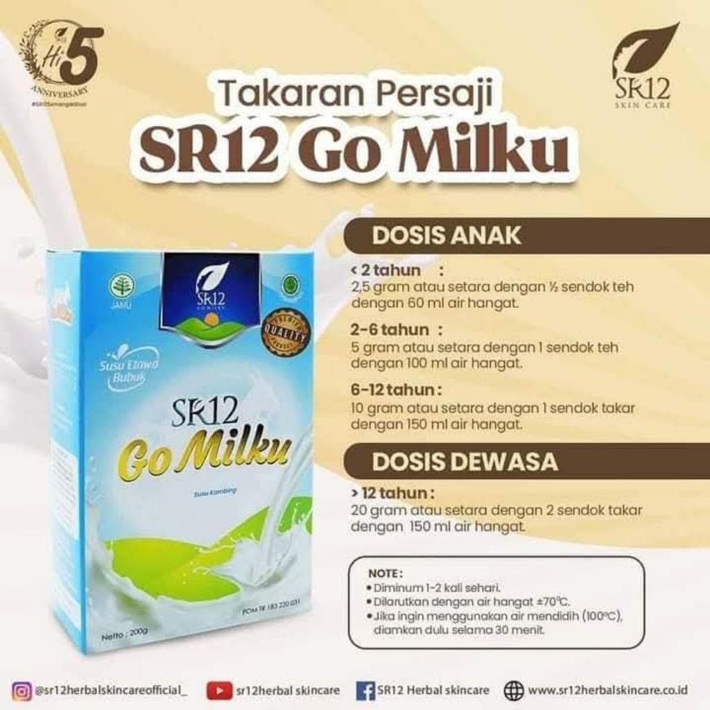 

GOMILKU SR12 600g SUSU KAMBING ETAWA HERBAL SUSU KESEHATAN