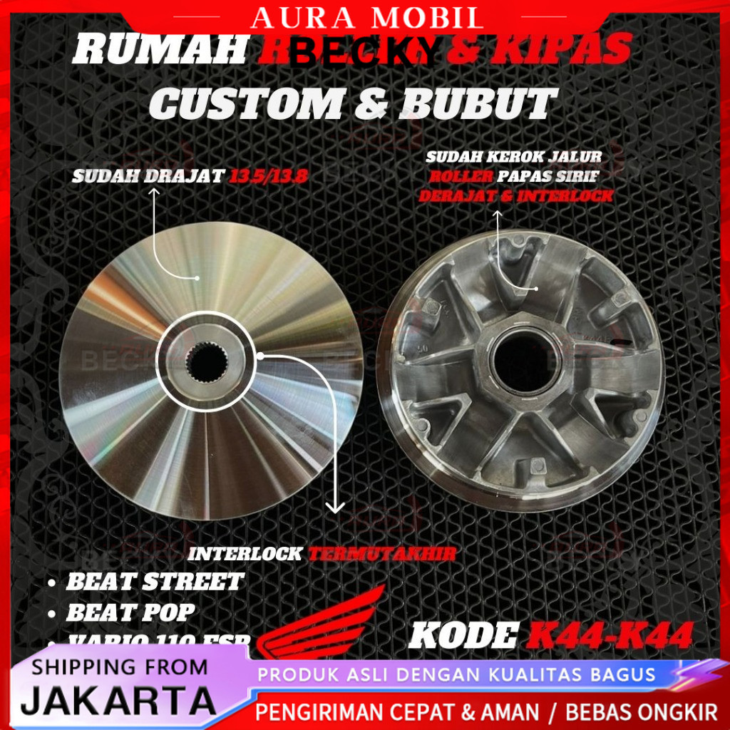 RUMAH ROLLER BEAT FI RACING PULLEY RACING VARIO 110 ESP - RUMAH ROLLER BEAT ESP SCOOPY ESP RUMAH ROL
