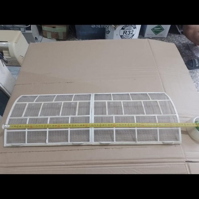 Filter Saringan Udara Indoor AC Sharp 1/2 3/4 1 PK AH-AP9GSY 31.8 x 24 cm Ori Bekas