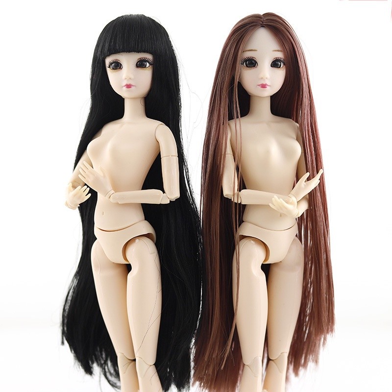 Boneka DOLL BJD 20 Sendi Mata 3D Dimensi Tinggi 30 Cm Bonus Baju Pengiriman Acak Mainan Boneka