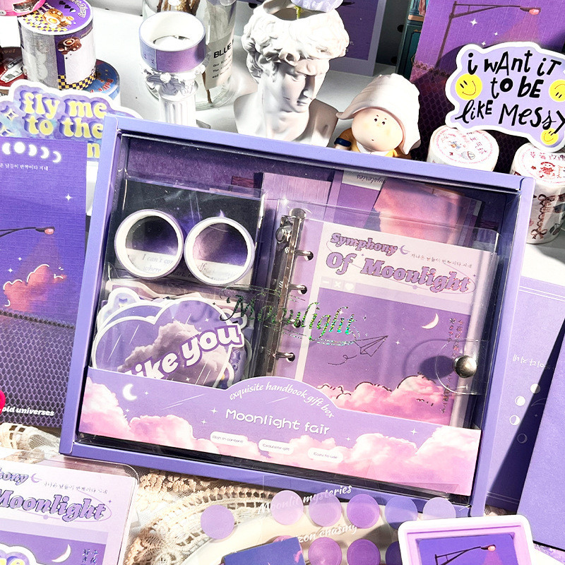 

155pcs Vintage Handbook Gift Boxes School Student Reward Small Gifts Scrapbooking Supplies Stationery Set Kids' Christmas Gifts