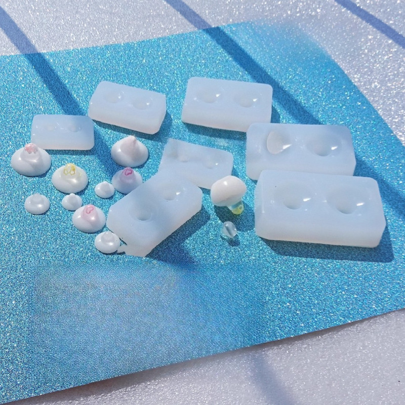 

BjdDIY Eyeball Handle Mold Doll Eyeball Handheld Eyeball Short Handle Resin Handle Self-made Clay Epoxy Resin Silicone Tool Mold