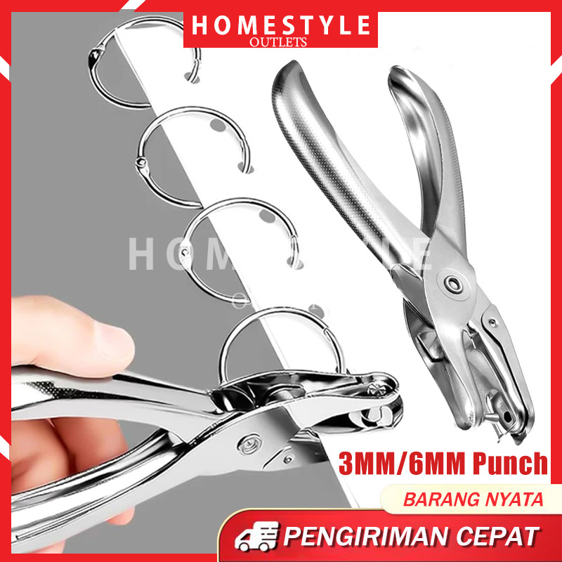 

3MM / 6MM Punch / Perforator One Hole Punch / Cocok Buat Hang Tag / Puncher Circle 3MM
