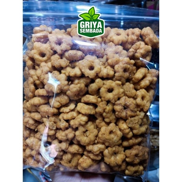 

Cemilan Jadul Kembang Ribut Sakura 250 Gram Gurih Renyah GRIYA SEMBADA