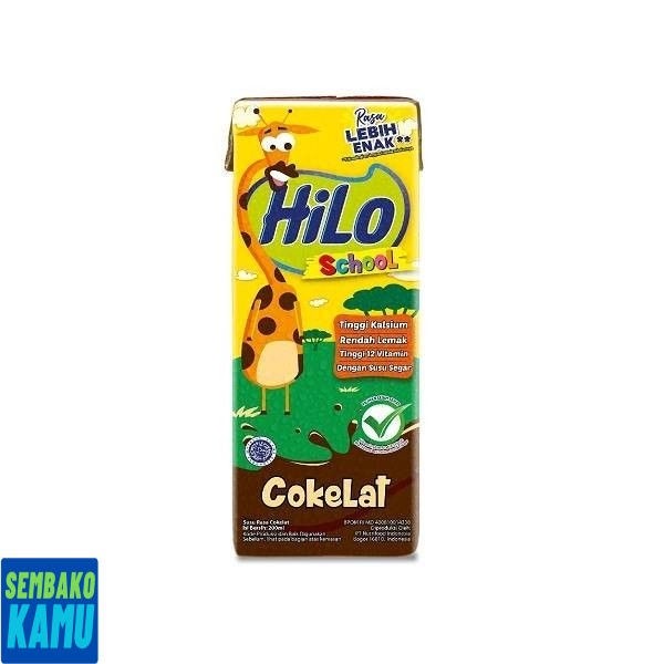 

Hi-Lo School Cokelat Uht 200 ml - Susu