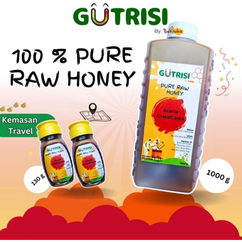 

Pure Raw Honey (Madu Mentah) Gutrisi - Adwa Organic