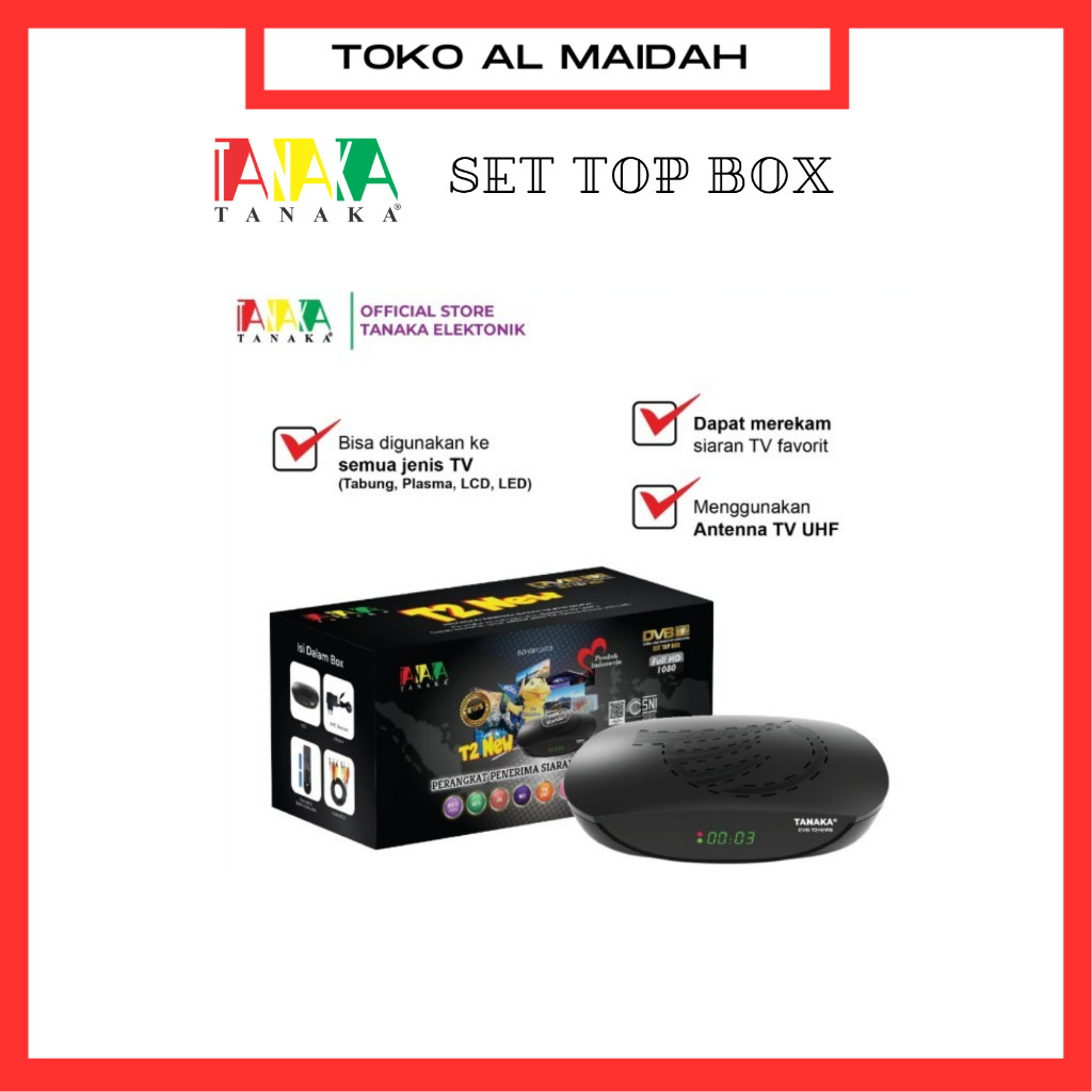 STB DVB-T2 tanaka T2 NEW /Set Topbox Tv Digital