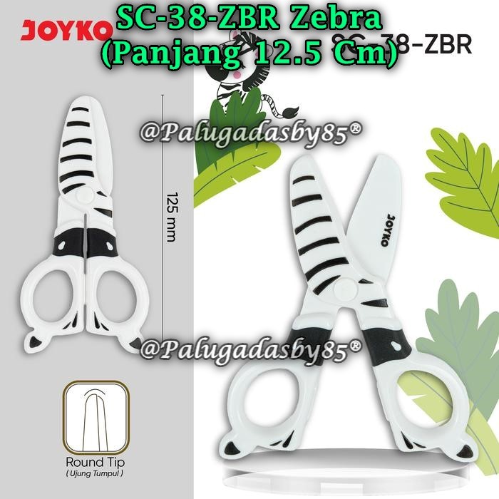 

(1 Biji) GROSIR Gunting JOYKO SC-38-ZBR Zebra / JOYKO Scissors Gunting SC-37~38 SC-38 (1 Biji)