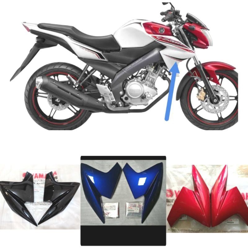 Cover Tameng Scoop Tangki Motor Vixion New NVL 2013-2014 Warna Pilihan