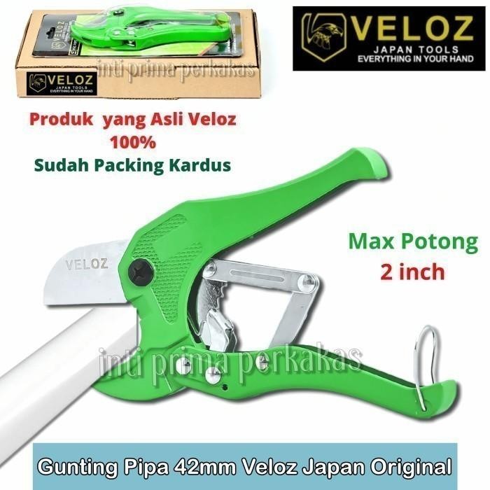 

READY Veloz Gunting Pipa PVC - Tang Potong Pipa PVC Alumunium Baja 42mm - Gunting Pipa