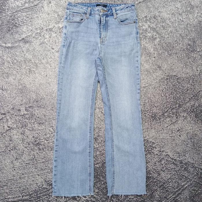Celana panjang jeans TOPTEN BOOTS CUT bluewash bagus size 25