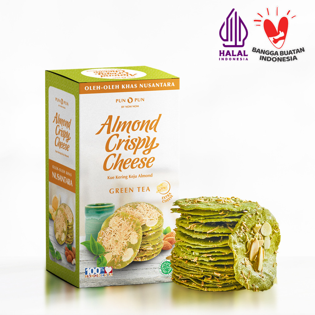 

Emama.store Almond Crispy Cheese Greentea Oleh Oleh Khas Surabaya Cemilan Snack | PUNPUN Almond Crispy Cheese Greentea