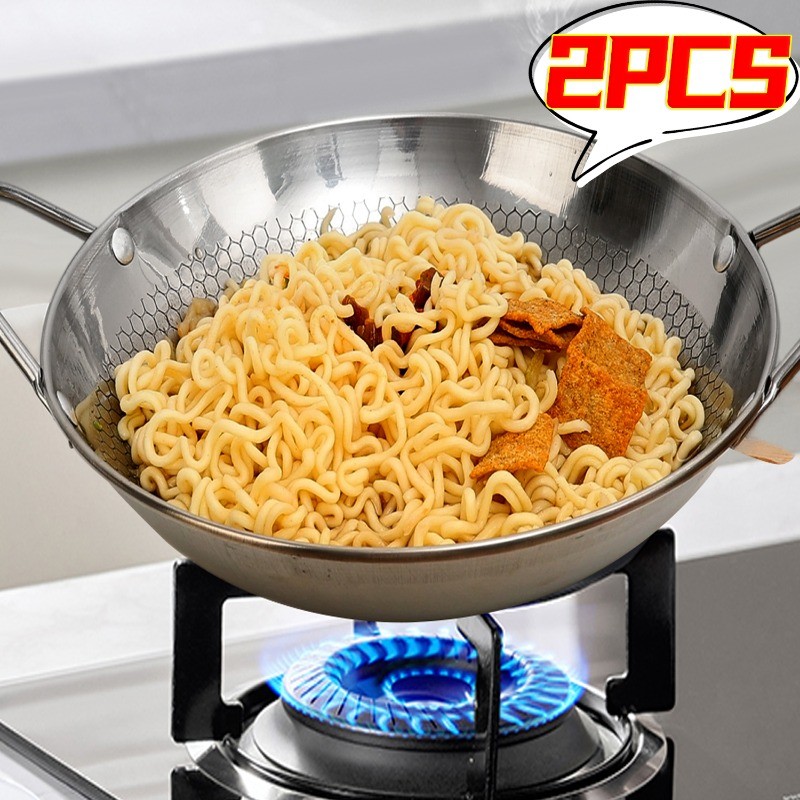 Stainless Steel Pot Non-stick Honeycomb Skillet Pasta Steak Cooking Hot Pot Skillet for Roasting Pla