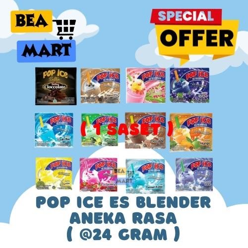 

Pop Ice Aneka Rasa Serbuk Minuman 1 SASET 24 gram | Es Blender Bubuk PopIce Sachet 24gr