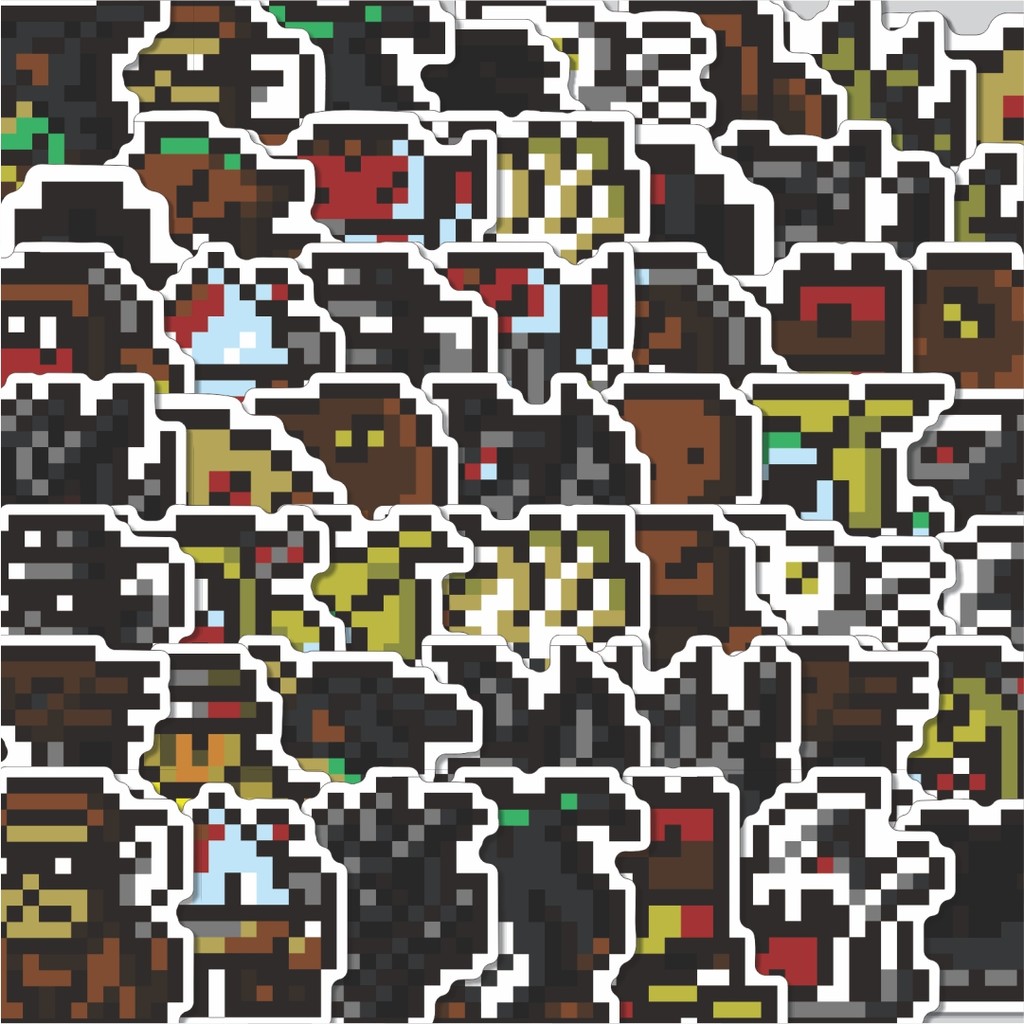 

Stiker Cutting Pack Stiker Pixel Digimon V38 Isi 100Pcs Series Aesthetic Lucu Keren Untuk Koper Bahan Vynil