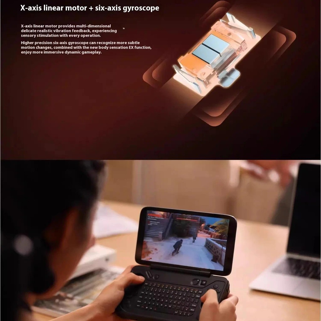 AYANEO FLIP DS/KBAMD Game Console 8840U Dual Screen Display 120HZ High Refresh Rate Two-in-One Compu