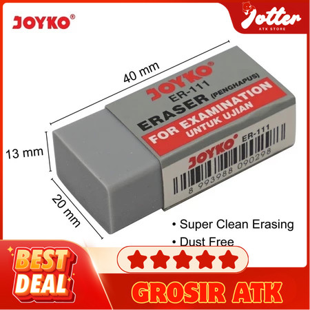 

Penghapus untuk Ujian/Penghapus Joyko ER-111 | Jotter Grosir ATK