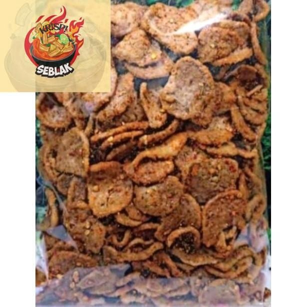 

Seblak krispi Krupuk Jengkol Pedas 1kg.s. Seblak