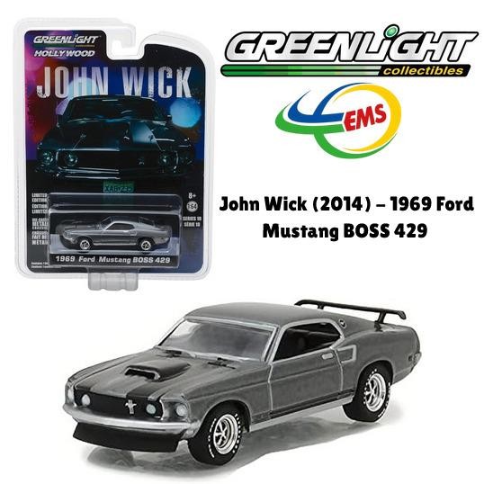 BEST GL-44780-E - Greenlight 1/64 John Wick - 1969 Mustang BOSS 429 ATS...