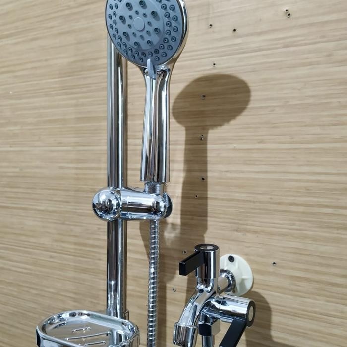 Paket Shower tiang dengan Kran.Shower tiang. shower set. Tiang shower