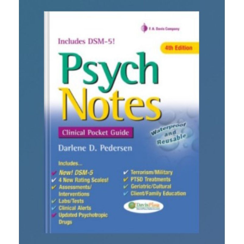 Psych notes: clinical pocket guide