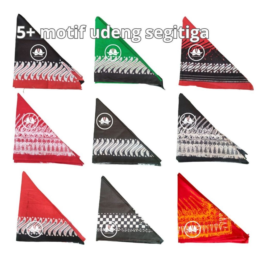 kain iket batik segitiga udeng kepala jaranan *&
