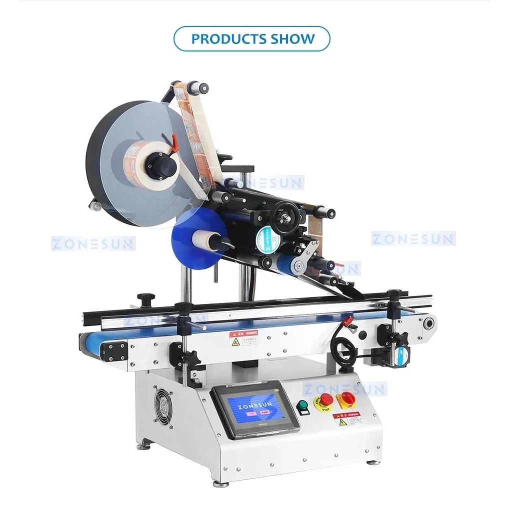 

Zonesun Flat Label Applicator Flat Surface Labeling Machine Box Label Machine Carton Labeler ZS-TB150R