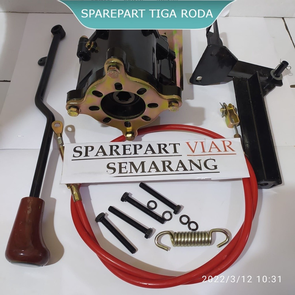 Tiga Roda Dobel Power Gardan roda tiga VIAR Nozomi Kaisar  High Low Gardan  viar tossa Doubel gardan