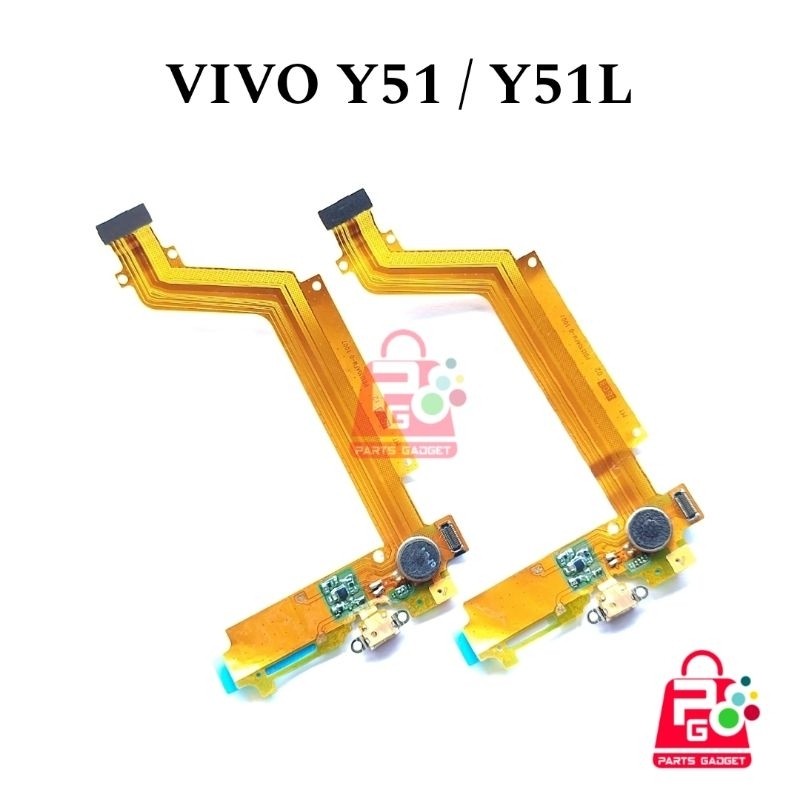 Flexible Konektor Charger Vivo Y51 Y51L Flexi Con Cas Tc