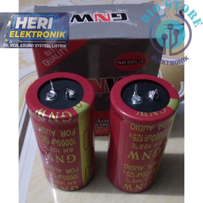 elco GNW 10000UF 125V sepasang