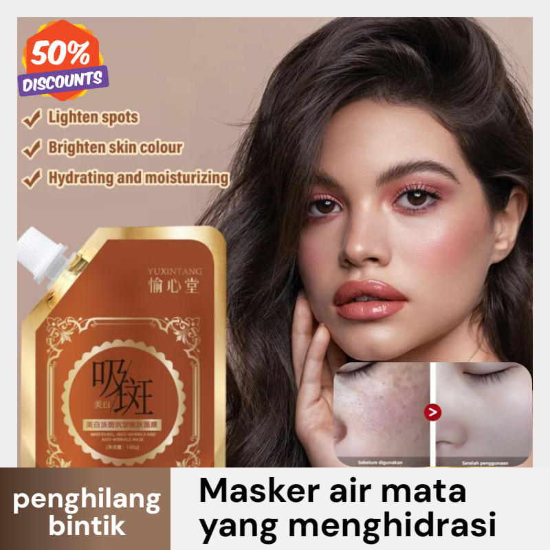 ❤️【Pengiriman 24 jam】Memudarkan Flek Hitam Dalam Dua Minggu/Masker Anti Noda Dan Anti Kerut/Cuci Mas