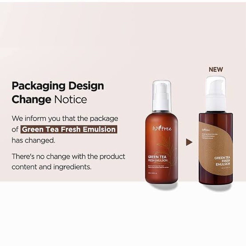 Isntree green tea fresh emulsion 120ml