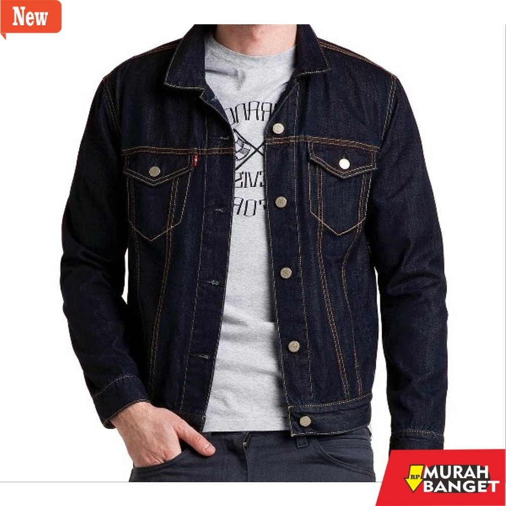 jaket kulit pria garut SL - JAKET JEANS  PRIA /JAKET JEANS DENIM PRIA /JAKET JEANS PRIA PREMIUM /JAK