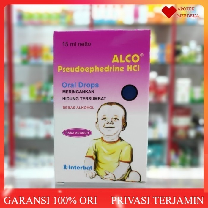 Alco Drop / Obat Pilek Flu Bayi / Alco Drop 15ml