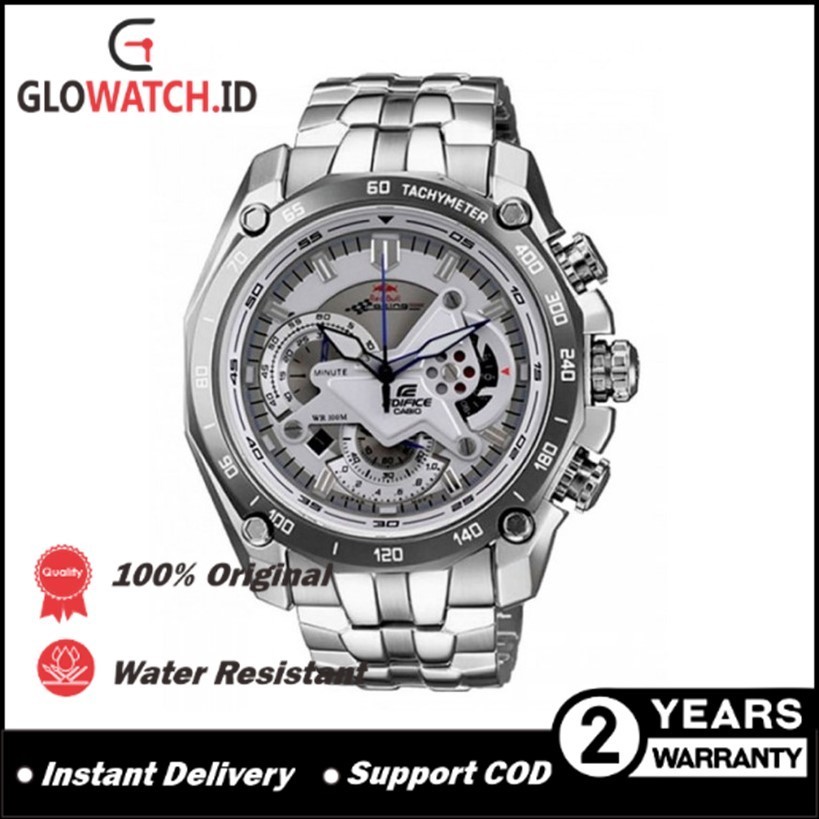 [Promo] Jam Tangan Pria Edifice EF-550RBSP-7AV / EF550RBSP-7AV Stainless Steel Original Casio (Garan